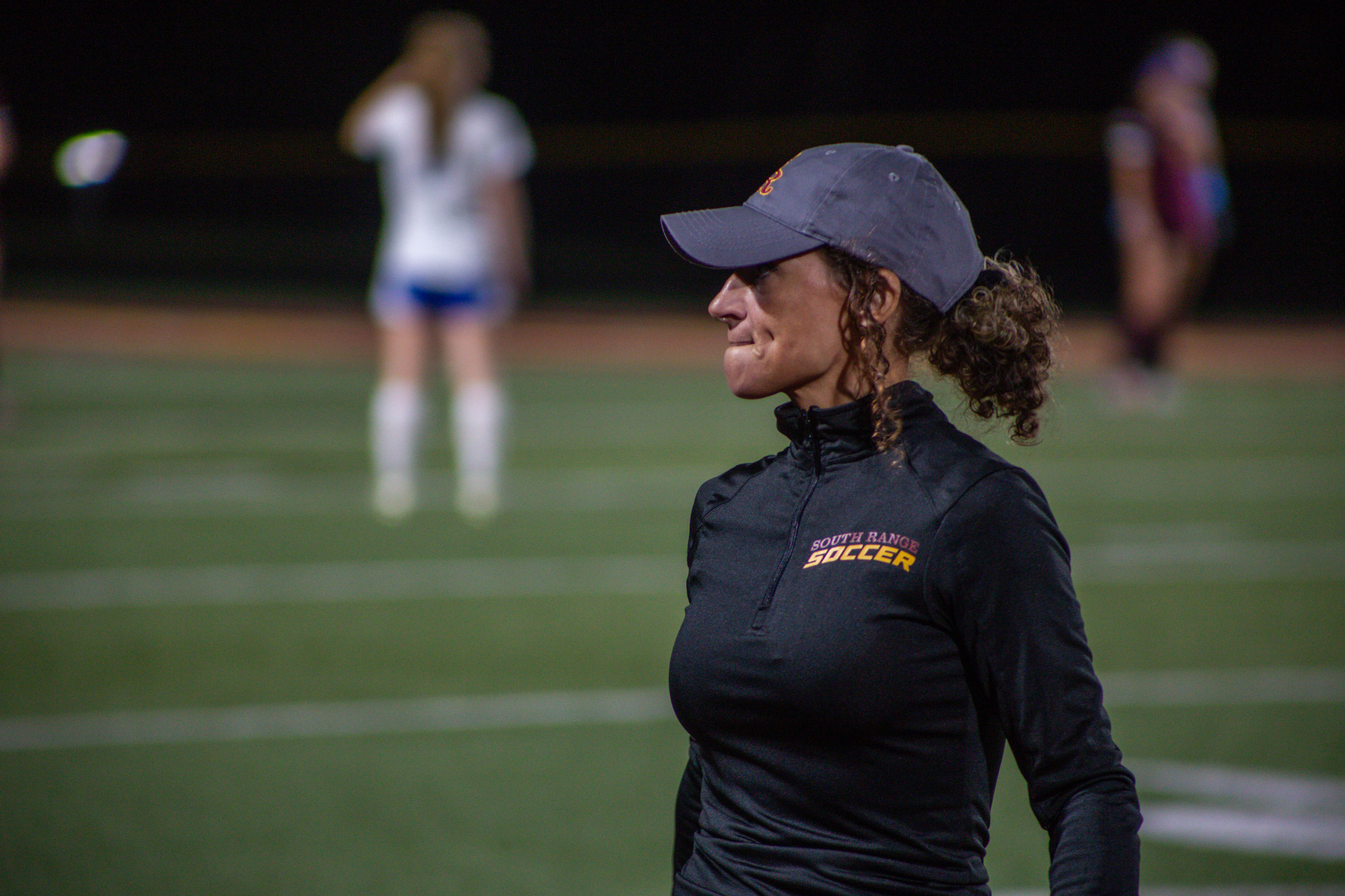 Soccer training session